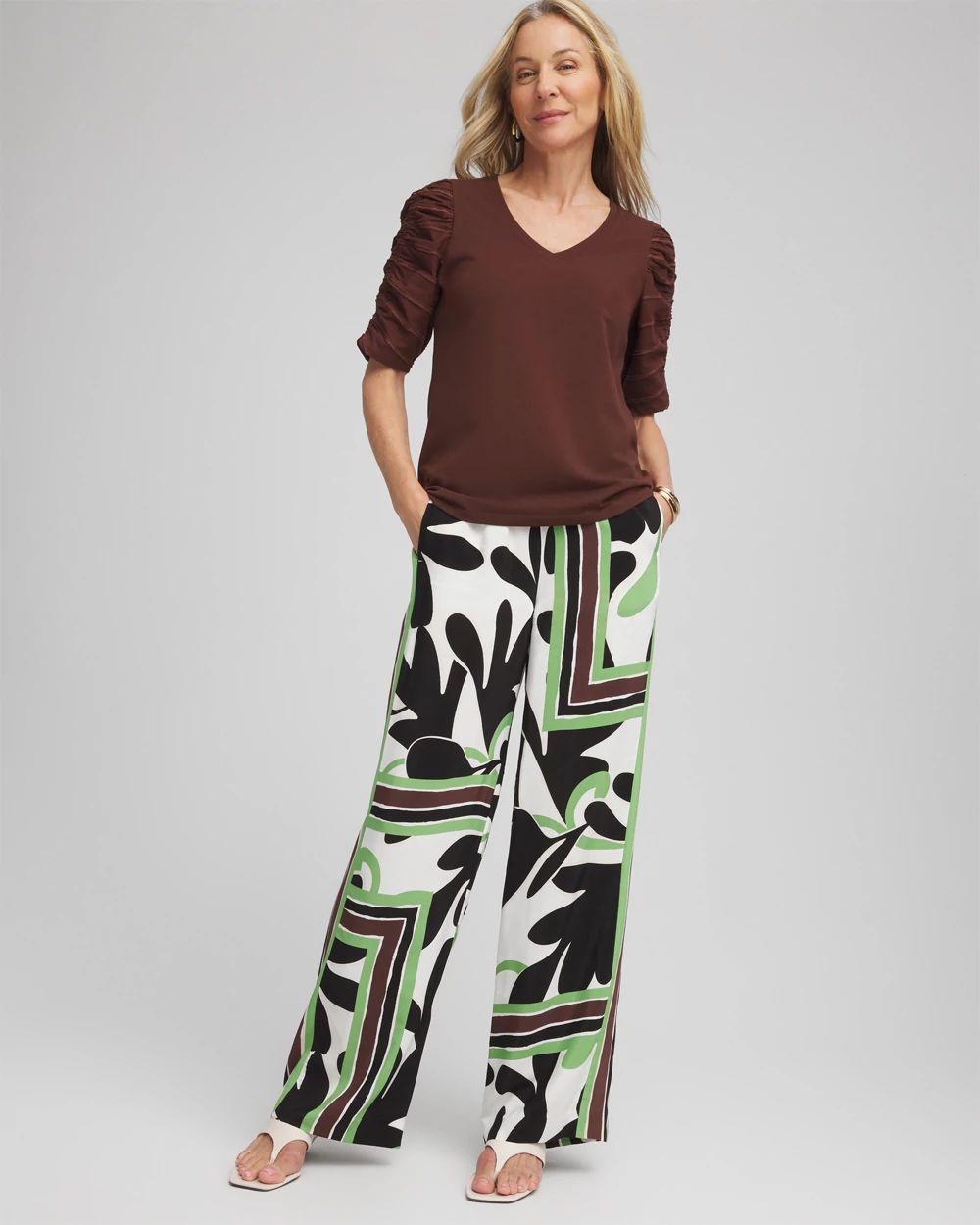 Printed Silky Soft Pants | Chico's